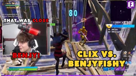 Clix VS Benjyfishy 1v1 Buildfights YouTube