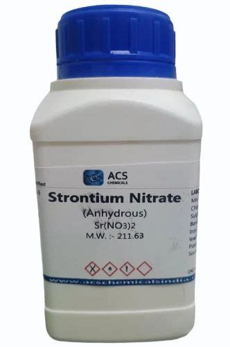 Strontium Nitrate Extra Pure Gm Bottle Packaging Plastic Botle At