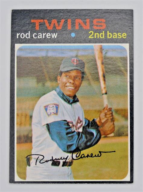 1971 Topps 210 Rod Carew Minnesota Twins HOF Baseball Card EX EBay