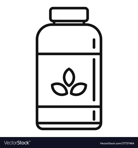 Garbage Fertilizer Icon Outline Style Royalty Free Vector