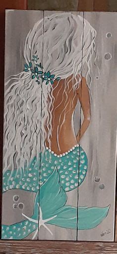 Mermaid Art Ideas In Mermaid Art Mermaid Mermaid Painting