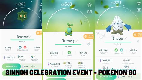 Sinnoh Celebration Event Pokémon Go Youtube