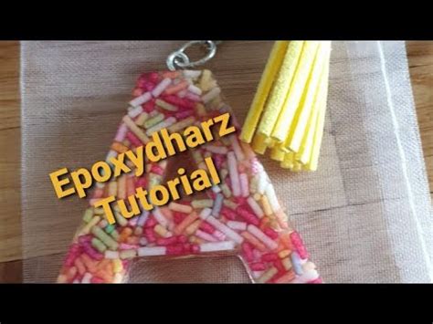 Basteln mit Epoxydharz Resin Ein Anhänger entsteht YouTube