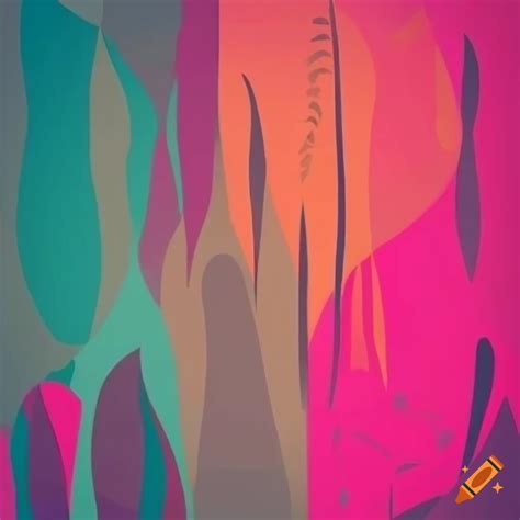 Abstract Pattern Artwork With Vibrant Colors On Craiyon