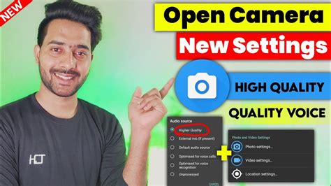 Open Camera All Settings 2023 Open Camera Settings For Youtube