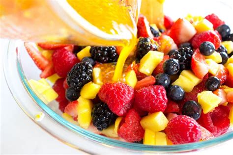 Mango Berry Fruit Salad A Dash Of Sanity