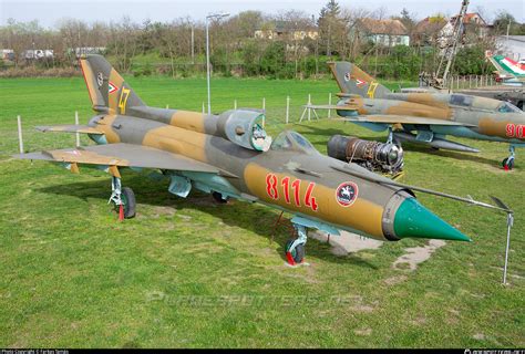 8114 Hungarian Air Force Mikoyan Gurevich MiG 21 MF Fishbed J Photo By