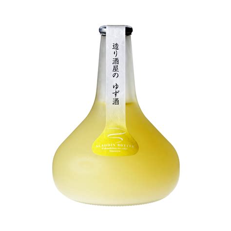 Homare Aladdin Bottle Yuzu Sake 300ml 05835 Wismettac Asian Foods Inc