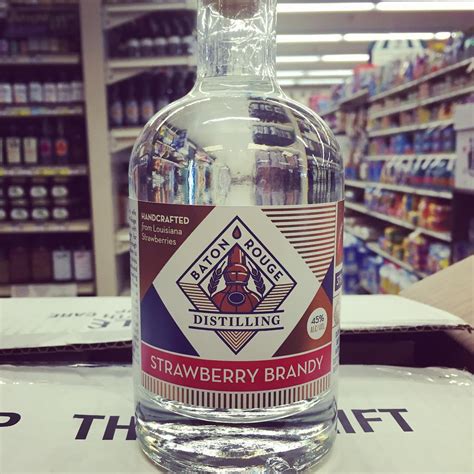 Baton Rouge Distilling Strawberry Brandy Now Available At Our Perkins