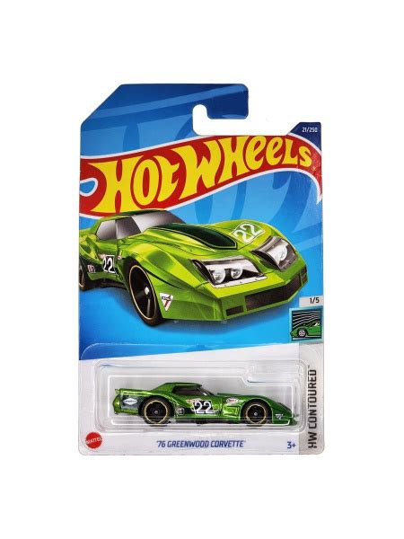 HCW Машинка металлическая игрушка Hot Wheels коллекционная модель GREENWOOD CORVETTE