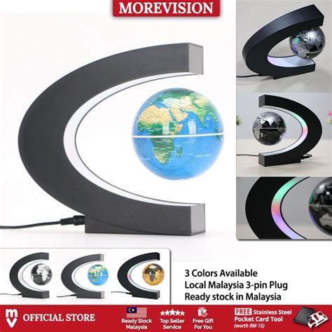 Magnetic Levitation Floating Globe C Shape World Map Gift Anti Gravity