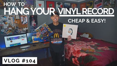 How To Hang Vinyl Record Albums On Your Wall Diy Home Décor Youtube