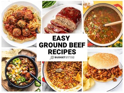 Easy Ground Beef Recipes Budget Bytes