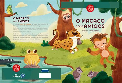 O Macaco E Seus Amigos Editora Somos EducaÇÃo On Behance