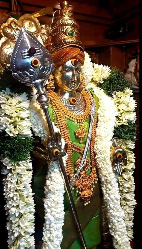 Lord Shiva Statue With Decorations