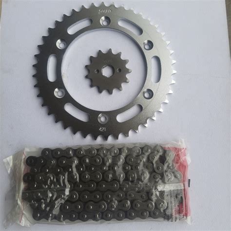 Kit Sprocket Y Cadena Hx Italika Dm Roja Env O Gratis