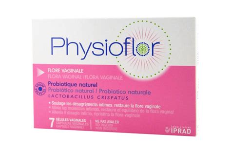 Physioflor Probiotique Naturel 7 Gélules Vaginales Pharma Mé