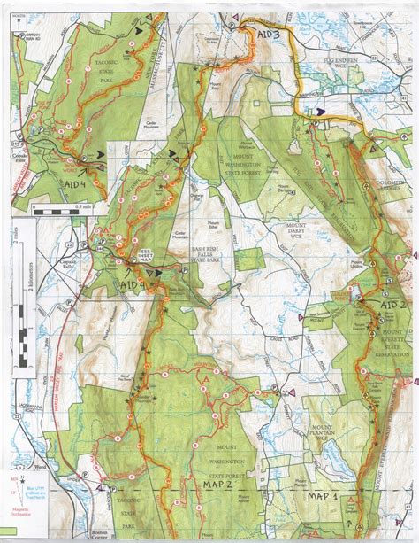 Taconic Trails Challenge Map