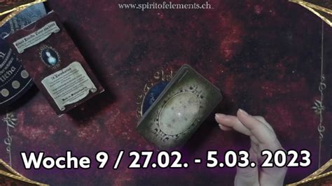 Wochenorakel Woche 9 27 Februar 5 März 2023 im Kollektiv tarot