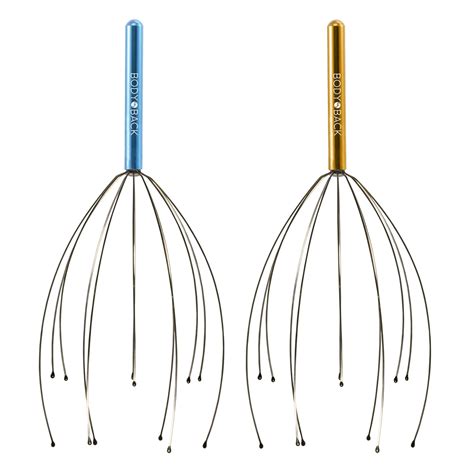 The Body Back Manual Head Scratcher Relaxing Scalp Massager 2 Pack