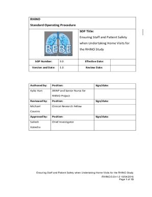 Fillable Online Orca Cardiff Ac Information Security SOP Template Fax