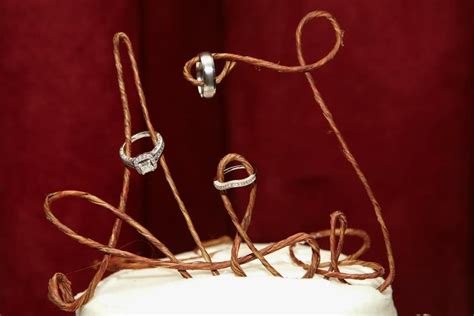 Cake Topper And Rings Gold Necklace Gold Winter Wedding