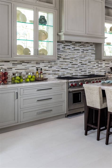 Gray Kitchen Cabinet Backsplash Ideas Looking For Cabinet Refacing Ideas