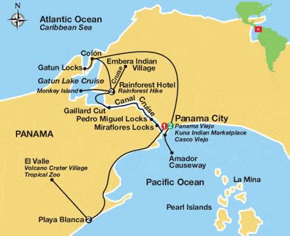 Panama Canal Cruise & Land Special Group Travel Tour Itinerary | Santa ...