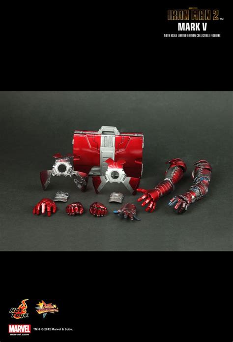 Iron Man 2 Iron Man Mark V 12 Figure Hot Toys MMS 145