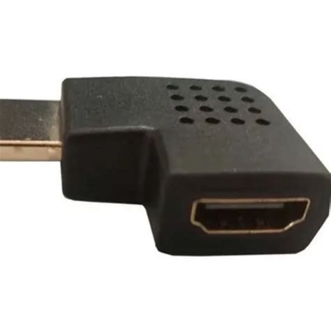 Adaptador Emenda Hdmi Graus Macho P Hdmi F Mea Em L Shopee Brasil