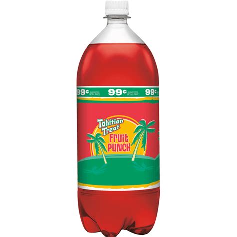 Tahitian Treat Fruit Punch Soda 2 L Bottle Fruit And Berry Foodtown