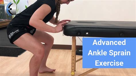 Advanced Ankle Sprain Exercise Youtube