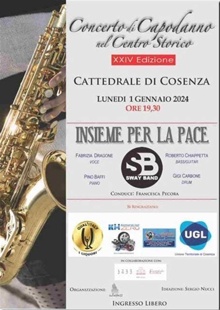 Insieme Per La Pace Concerto Di Capodanno Nel Centro Storico Di