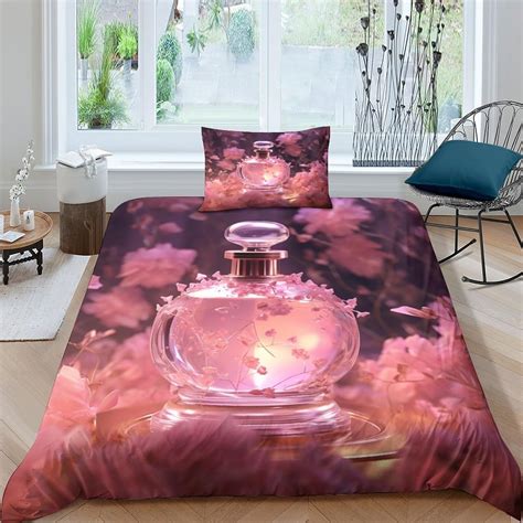 Kukuuu Perfume Bottle 3d Printed Diamonds Comforter Covers Quilt Cover