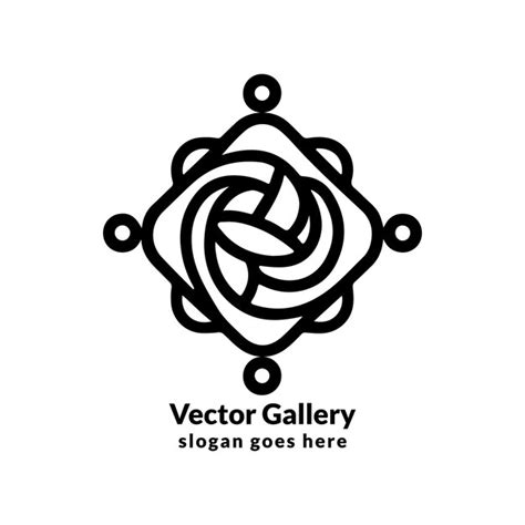 Premium Vector | Rose logo and tattoo design