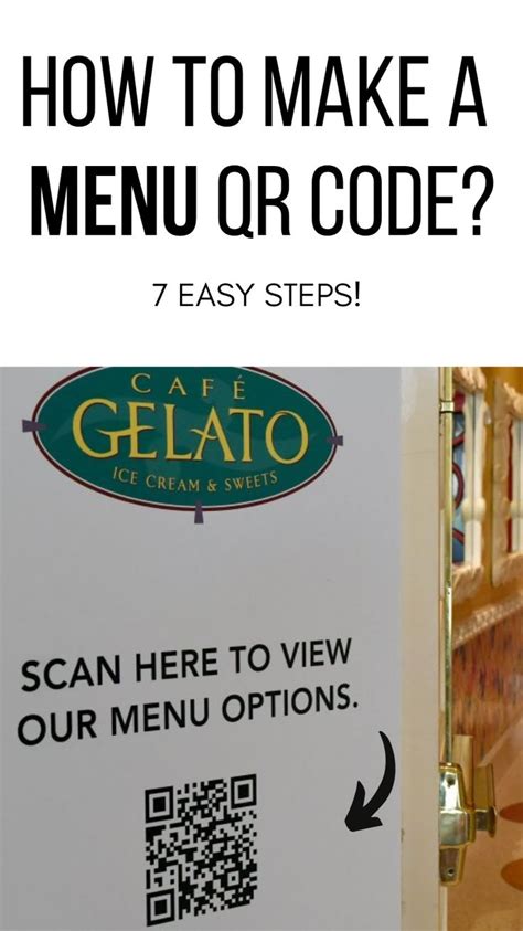 Generate A QR Code For Your Menu Menu QR Code Generators Restaurant