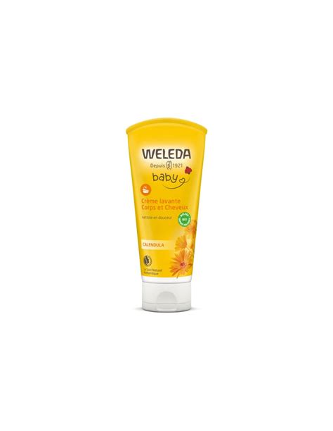 Crème lavante Corps et Cheveux au Calendula de Weleda