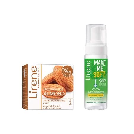 Lirene Pack Mousse Nettoyante Claircissante Ml Vegan Cr Me Amande