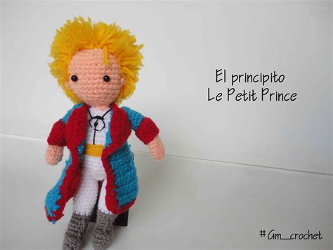 El Principito Le Petit Prince Gm Crochet Tejido Amigurumi