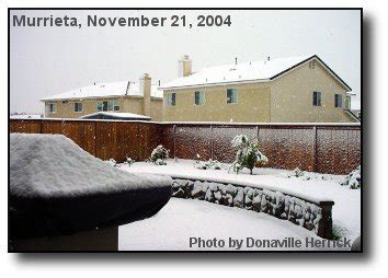 2004 Murrieta Weather Photos and Features