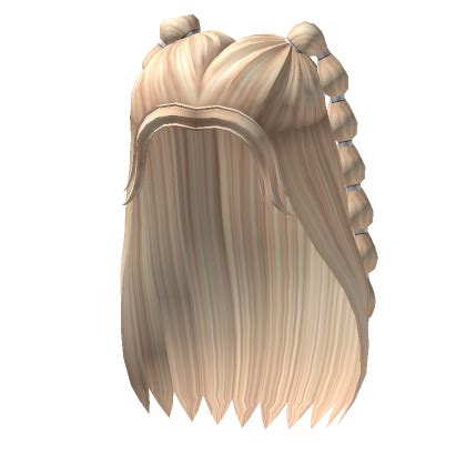 Blonde Bubble Braids Hair S Code Price RblxTrade