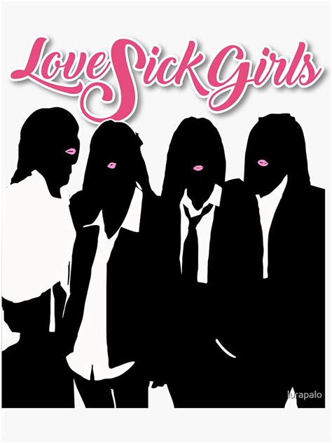 Lovesick Girls Sticker For Sale By Lurapalo Redbubble