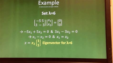 How To Find Eigenvalues And Eigenvectors Using Matlab Youtube