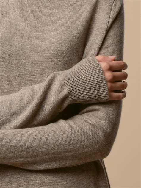 Pure Cashmere Nyc Turtleneck Maxi Dress Beige Garmentory