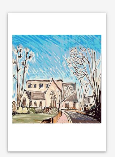 Church Walk Childs Hill Art Wip John Paul Flintoff