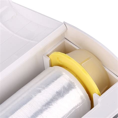 Kitchen Foil Cling Film Wrap Dispenser/Slide Cutter Plastic Storage ...