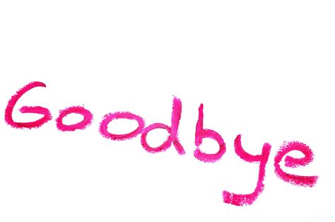 Goodbye Inscription Free Stock Photo - Public Domain Pictures