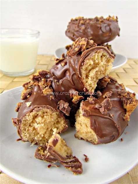 Peanut Butter Baked Donuts With Chocolate Glaze Receta Comida