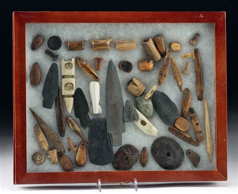 50 Pre Contact Inuit Bone Ivory Tools And Labrets Auction