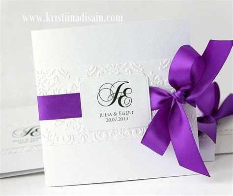 Purple Wedding Invitations